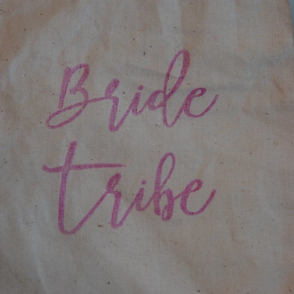 Bride Tribe Pouch Drawstring Bag - Picture 4 of 5